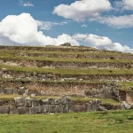 Vista de las terrazas de qosqo y su impresionante tamaño.