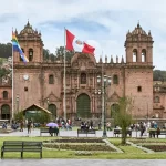 View of the Cusco Cathedral.